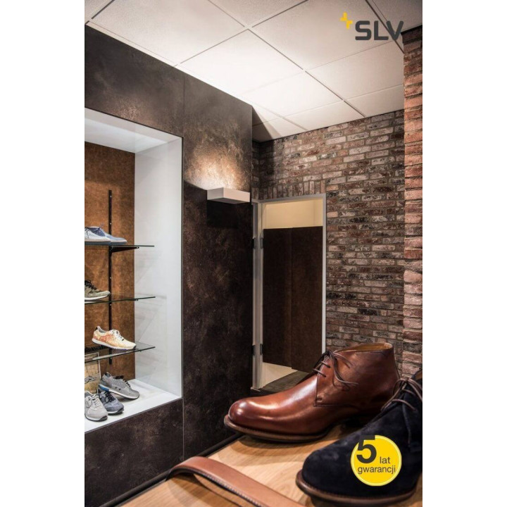 SLV SHELL 30 1000423 mocny kinkiet LED 54W biały świeci w g&oacute;rę