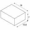 SLV SHELL 15 1000422 kinkiet LED 15W biały świcący w górę