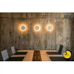 SLV Plastra WL 148091 round plaster wall LED light 30cm