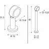 SLV ESKINA 30/80 1002906/7 garden LED lamp anthracite