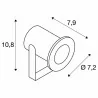 SLV DASAR projector LED 233570 12V/24V stal nierdzewna IP68