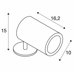 SLV HELIA SPOT L 228555 reflektor ogrodowy LED 17W