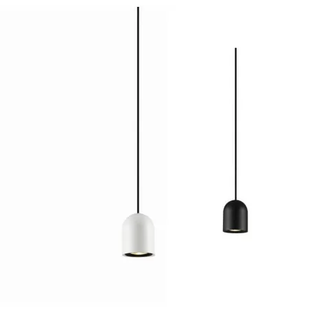 Pendant lamp LED ELKIM BELL/Z 210A white, black 5W