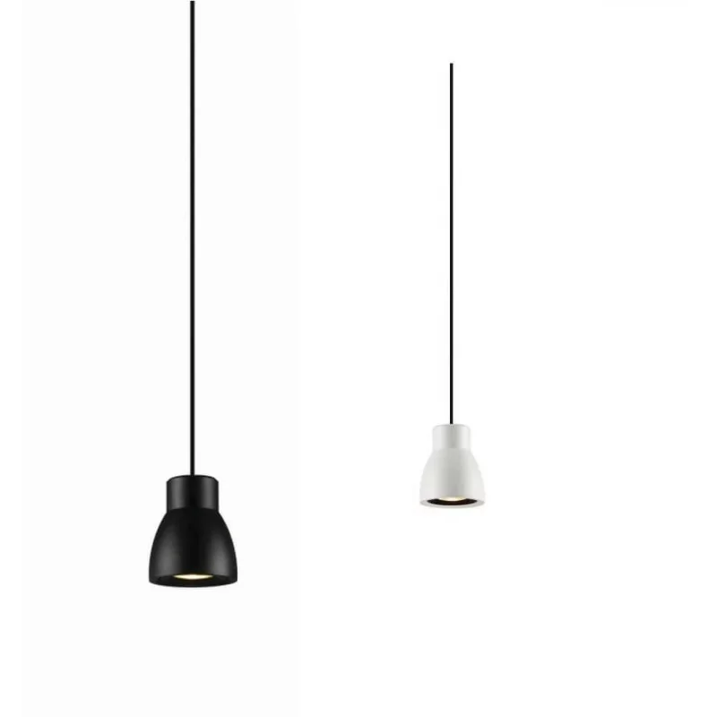 Hanging lamp ELKIM BELL/Z 210B black, white LED 5W