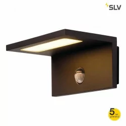 SLV ANGOLUX SENSOR kinkiet LED IP44 biały, antracyt