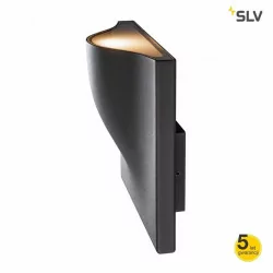 SLV VILUA S, L 1002503/4 LED outdoor wall light anthracite IP55