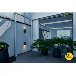 SLV VILUA S, L 1002503/4 LED outdoor wall light anthracite IP55