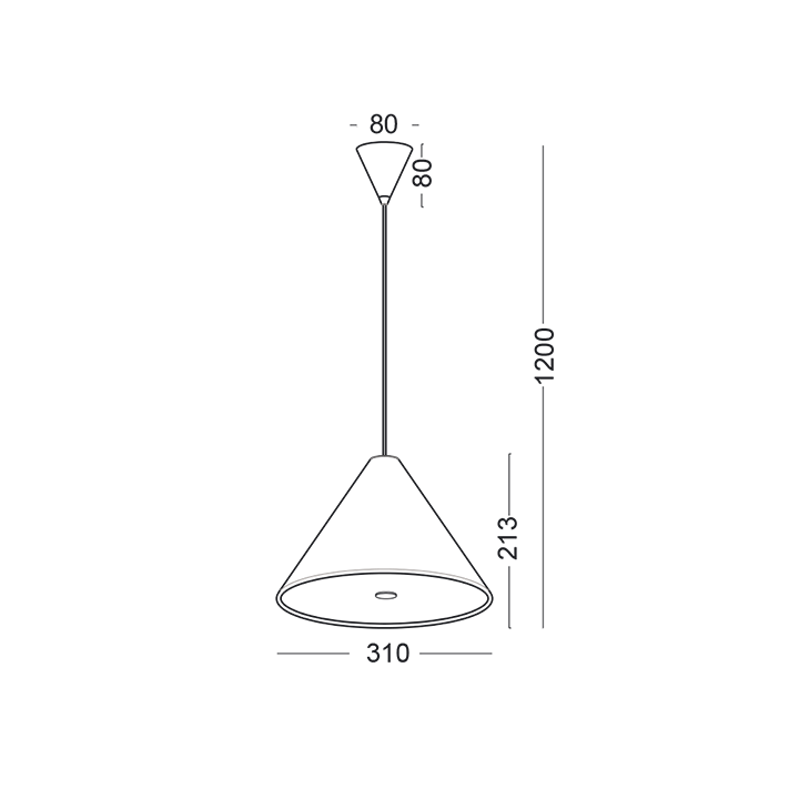 Lampa wisząca ELKIM KELIS 299 biała, czarna LED 18W