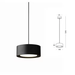 Hanging lamp ELKIM BRAKET/Z 229 white, gold, black