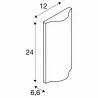 SLV VILUA up/down 1002505 kinkiet LED antracyt IP54