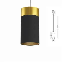 Pendant lamp Elkim TOBA 173