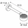 SLV ESKINA 1002905 lampa wystawowa IP65