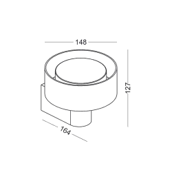 Wall light LED ELKIM BRAKET/K 229