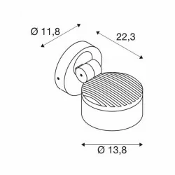 SLV ESKINA SPOT 1002903 kinkiet LED IP54