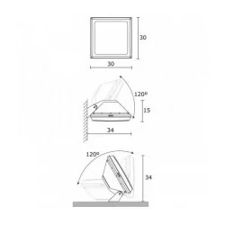 DOPO CAYU outdoor wall lamp