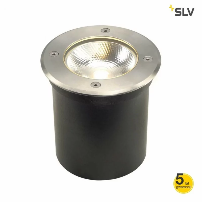 SLV ROCCI okrągła LED 9,8W stal IP67 12,6cm