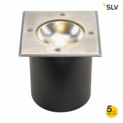 SLV ROCCI square LED 9,8W steel 316 IP67 12,6cm x 12,6cm