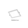 Downlight Kohl TINY K50601 recessed SQUARE