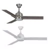 Ceiling fan DARWIN white, nickel brushed LED 15W