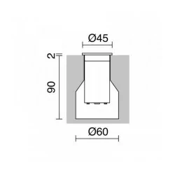 DOPO BERNA Outdoor overrun luminaire