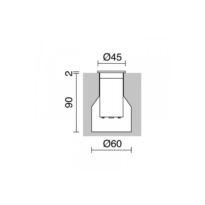 DOPO BERNA Outdoor overrun luminaire