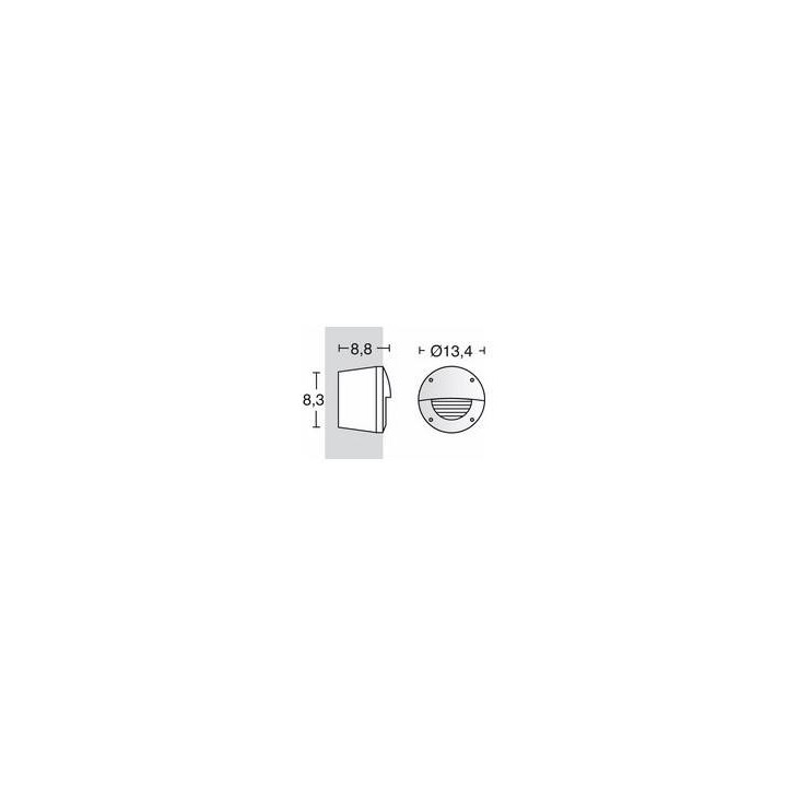 DOPO DEVON Recessed outdoor luminaire