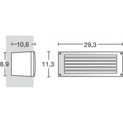 DOPO DEVON recessed luminaire IP66