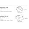 Downlight Kohl Corner K50410/1 recessed square