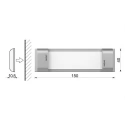 Oprawa SKOFF LED RUMBA aluminium, białe