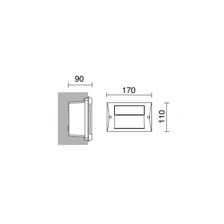DOPO LARA outdoor LED IP65 luminaire