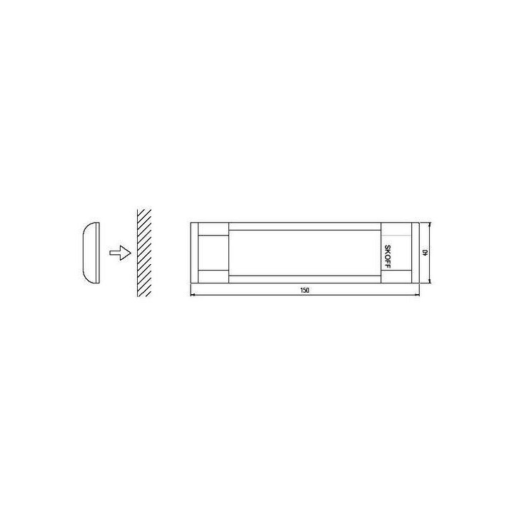 Oprawa SKOFF LED RUMBA aluminium, białe