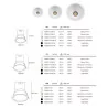 Downlight Kohl NOON K50800 recessed round LED