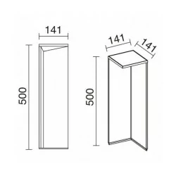 DOPO COMO garden lamp, solar 370lm