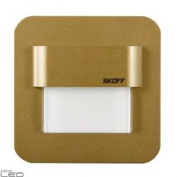 LED fixture brass mat, warm white