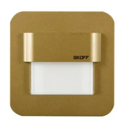 LED fixture brass mat, warm white