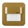 LED fixture brass mat, warm white