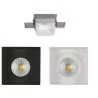 Kohl SAT SQUARE K50125  recessed gypsum white, black