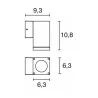 DOPO CUB Kinkiet zewnętrzny 1x4,5W