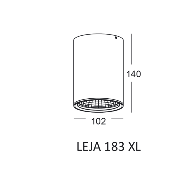 Kinkiet LED ELKIM LEJA 183 XL biały, czarny IP65