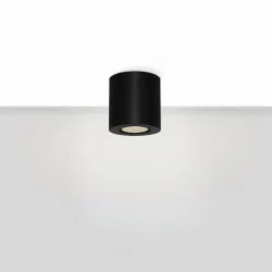 ELKIM  RUND 007   surface lamp white, black