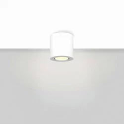 ELKIM  RUND 007   surface lamp white, black