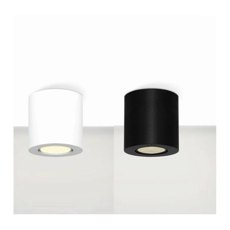 ELKIM  RUND 007   surface lamp white, black