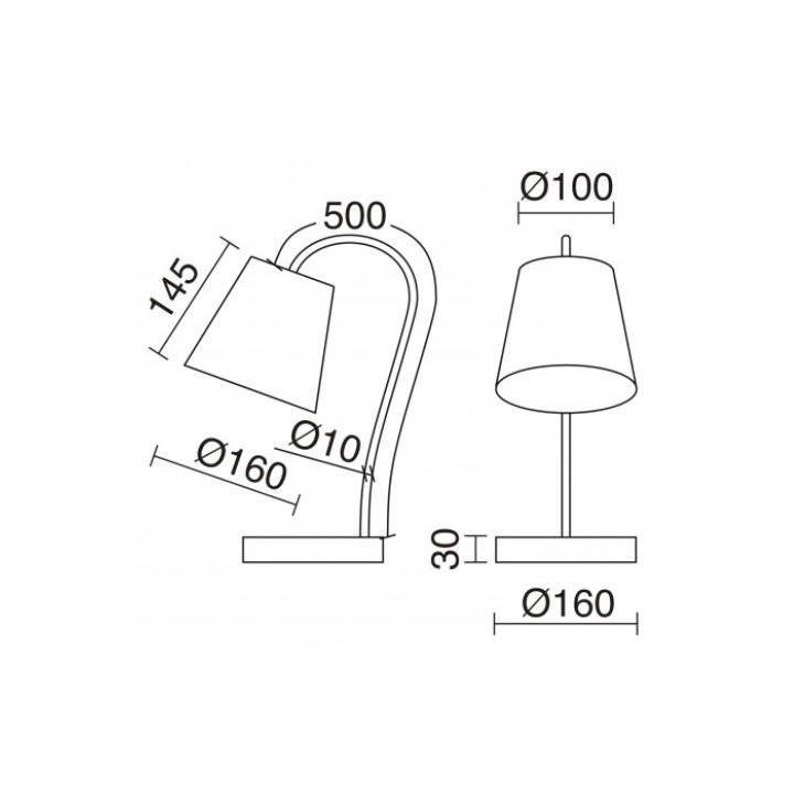 EXO MONTECARLO  Lampka biurkowa
