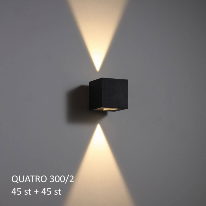 ELKIM QUATRO 300/2 Lampa zewnętrzna IP65 LED g&oacute;ra/d&oacute;ł
