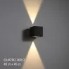 Wall lamp LED ELKIM QUATRO 300/2 IP65 up/down