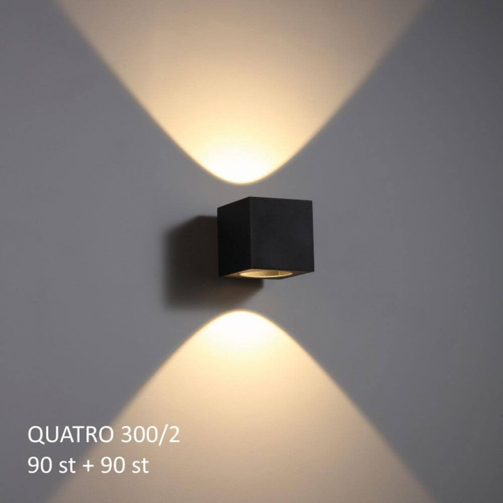 ELKIM QUATRO 300/2 Lampa zewnętrzna IP65 LED g&oacute;ra/d&oacute;ł