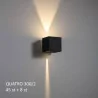 Wall lamp LED ELKIM QUATRO 300/4 IP65 4 directions