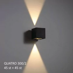 Wall lamp LED ELKIM QUATRO 300/4 IP65 4 directions