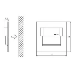 SKOFF LED TANGO STICK stair light