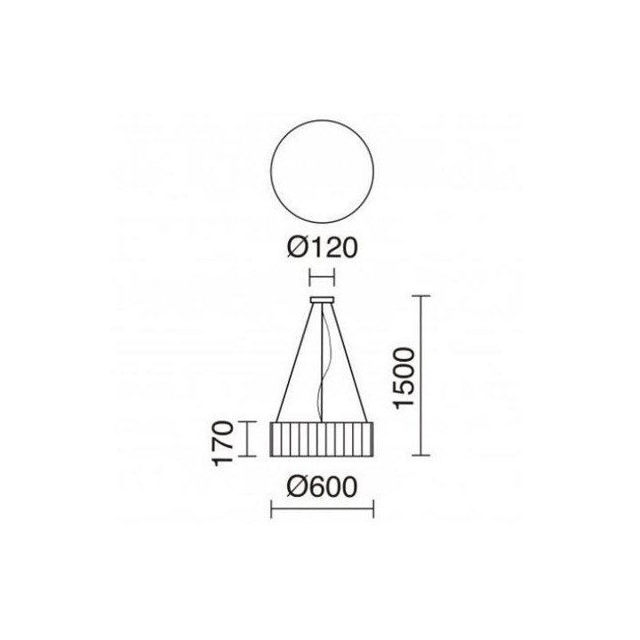 EXO VORADA LED hanging lamp